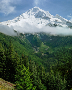 "Mt Hood - October", Sandy River