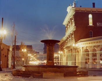 Skidmore Fountain, Portland, Oregon